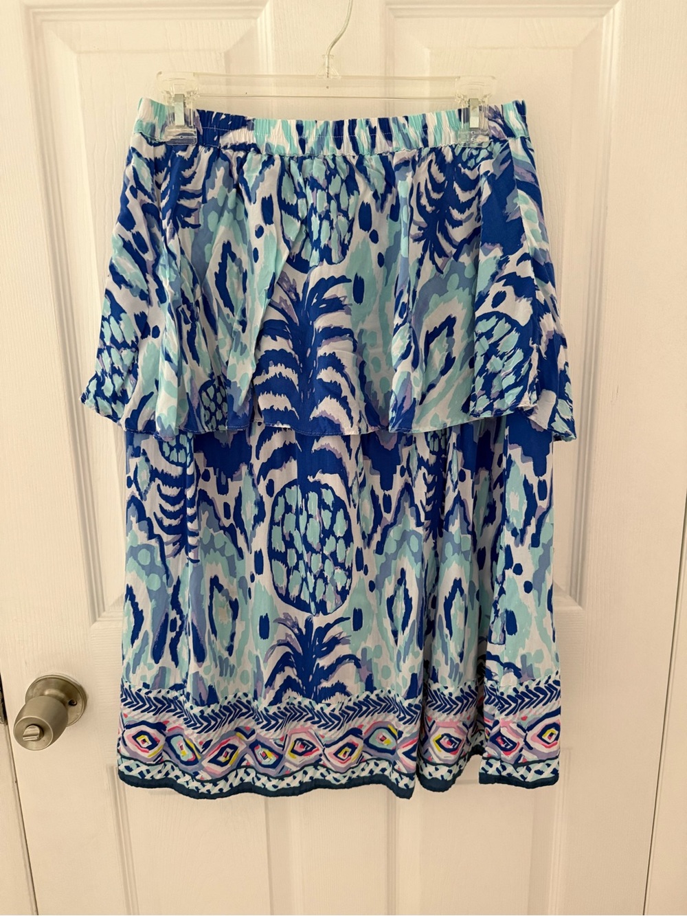 Lilly Pulitzer Strapless Quincy Dress in Blue Size XS - Picture 1 of 5